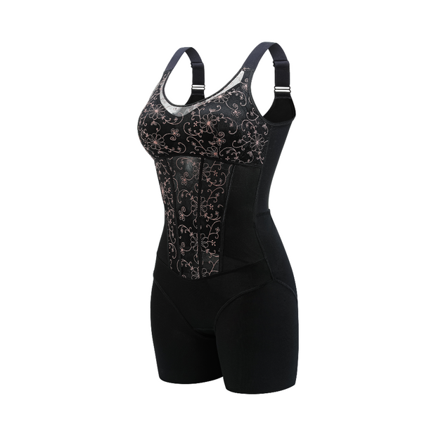 Magic Sleeveless Floral Lace Shaping Bodysuit